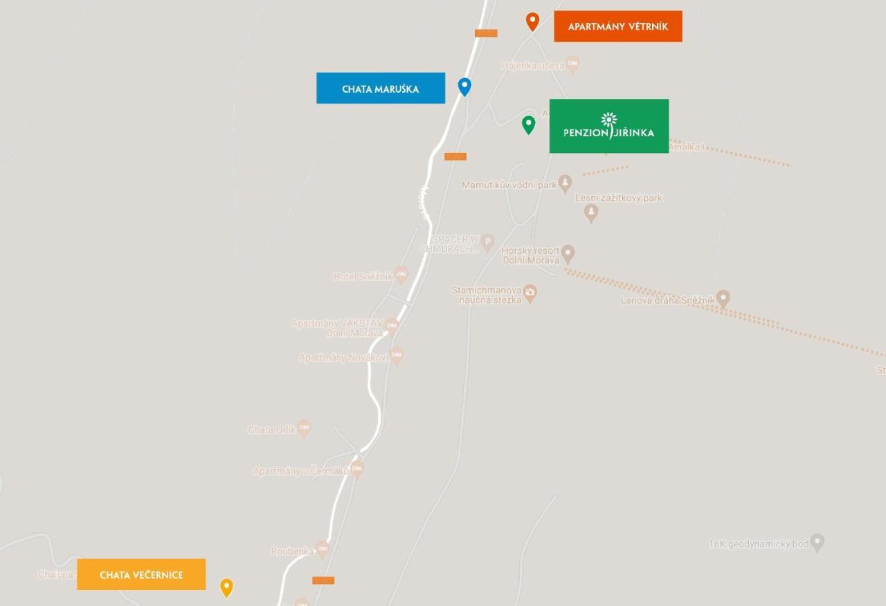 Vetrnik Depandance Hotelu Jirinka Dolní Morava Dış mekan fotoğraf